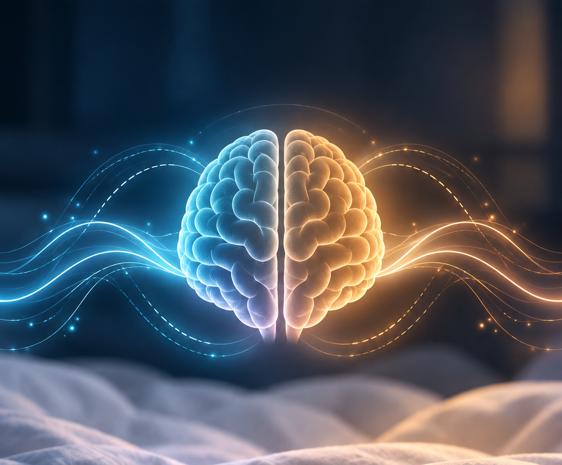 Bilateral left-right stimulation illustration